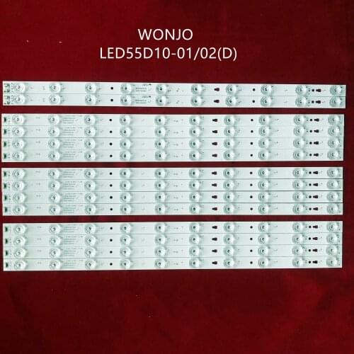 LED Backlight strip For Original 55inch KONKA A55U S55U LED55K36U Light Bar 30350510209 LED55D10A/B-ZC14AG-01 1pcs=10lamp