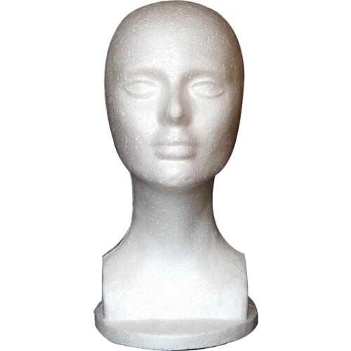 Female Foam Mannequin Manikin Head Model Shop Wig Hair Jewelry Display Stand wig head with stand wig holder manikin head holder
