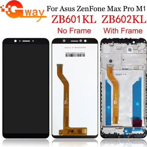 5.99" For Asus ZenFone Max Pro M1 ZB601KL ZB602KL LCD Display And Touch panel glass Screen Digitizer assembly+Frame