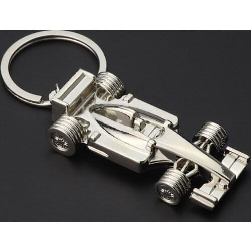 1Pcs Fashion Keychains F1 Racing Car Couple Key Ring Hanging Pendant Car Key Chain Charm Bags Accessories Gift