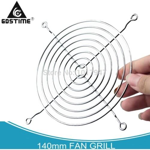 10 PCS LOT 14cm Grill Protective Finger Guard Steel Mesh Cable Ties For 140mm PC Case Fan