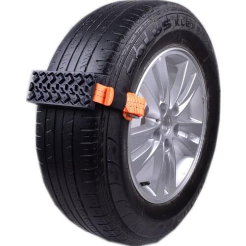 2 Pieces of Rubber Snow Chains Snow/mud/sands Off The Hook Car Snow Chain Emergency Chain 5 Seconds Installation