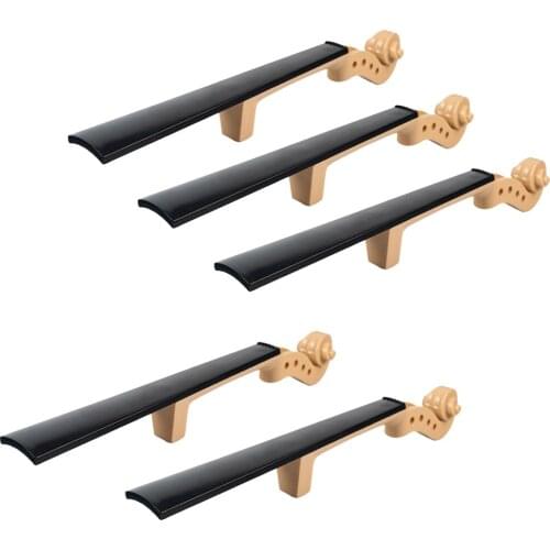 3/4 Exquisite Unfinished Solid Wood Violins Blank Neck Fingerboard Luthier Tools