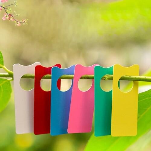600Pcs Multifunction Plastic Plant Labels Orchard Grape Tags Garden Hanging Tags Greenhouse Bonsai Ring Label Markers Mix Colors