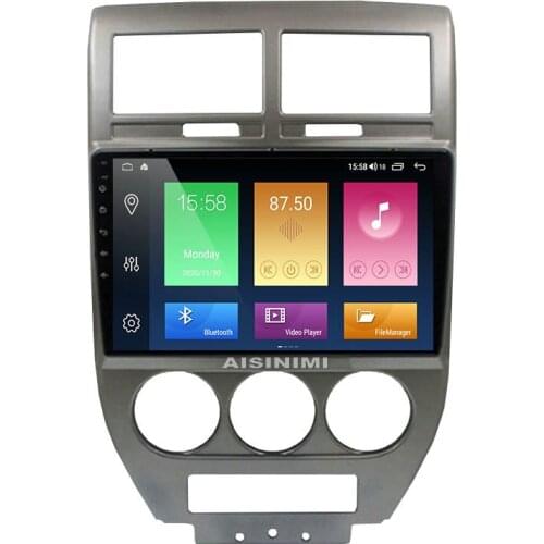 AISINIMI Android 10 Car Dvd Player navigation For JEEP Compass MK 2006 2008 2009 Car Audio Gps Multimedia Stereo Monitor