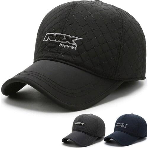 Autumn And Winter Baseball Caps For Men Male Thicken Hats Tab Cotton Keep Warm Windproof Outdoor Embroidery High Quality BQ0273