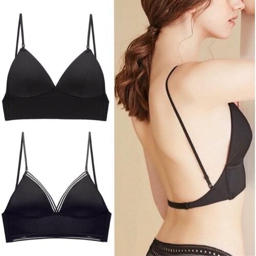 Bras For Women Sexy Lace Wire Free Bra U Type Backless Bra Push Up Bralette Brassiere Women Bra Soutien Gorge Femme Intimates