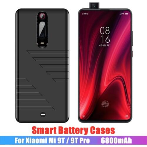 Battery Charger Cases For Xiaomi Mi 9T Pro Battery Case 6800mAh Shockproof External Charging Power Bank Cover For Xiaomi Mi 9T