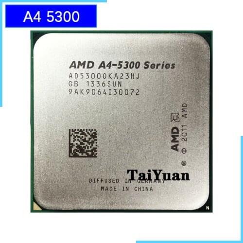 AMD A4-Series A4-5300 A4 5300 k 5300K 3.4 GHz Dual-Core CPU AD530BOKA23HJ / AD5300OKA23HJ Socket FM2
