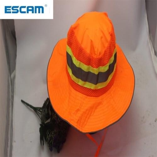 Hot Sale Adjustable Outdoor Reflective Safety Hat Sun Protection Shade Hat Workplace Safety Helmet Fluorescein Fishers Hat