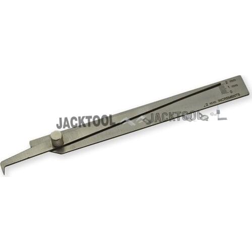 0-2mm biting edge ruler weld seam detection ruler undercut depth gaug Welding Pit Undercut Precise Inspection Gage Increment