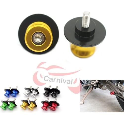 M8 Swingarm Spools slide brackets for Honda XL1000 Varadero ABS motorcycle accessories CNC aluminum alloy 1999-2013