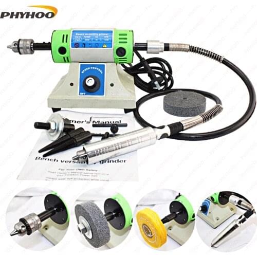 Multi-Function Desktop Grinding Machine Grinder Polishing Machine Carving Engrave Equipment Jewelry Making Tools