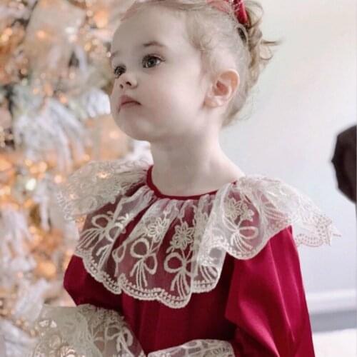 2020New Arrivals Girls New Years Eve Spanish Fashionable Princess Dress Kids Dresses for Girls Christmas Sweet Wedding Dress