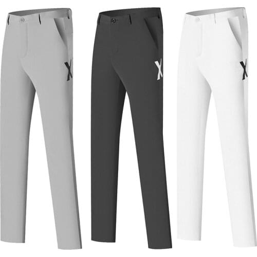 New Golf Breathable and Quick-Drying Sports and Leisure Outdoor Pants Training Mens Anti-Wrinkle and Non-iron Summer Pants