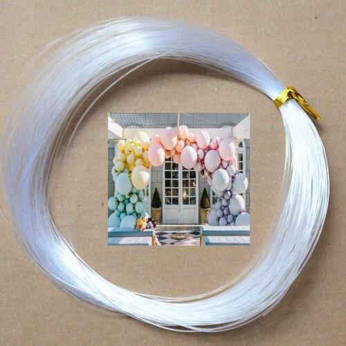 40m transparent helium balloon ceiling line festival special decoration beaded bracelet necklace string line