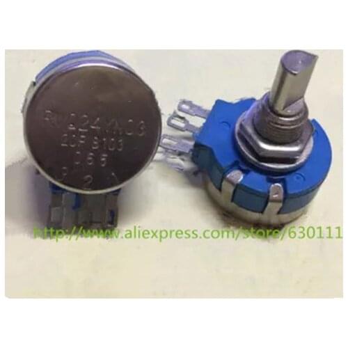 RVQ24YN03 20F B103 Rotary Potentiometer, 10K OHM Long Life Panel Pot