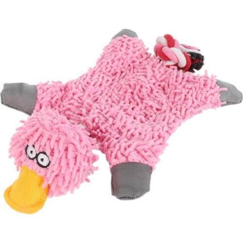 New Cute Plush Toys Squeak Pet Wild Goose Animal Plush Toy Dog Chew Squeaky Whistling Involved Duck Dog Toys