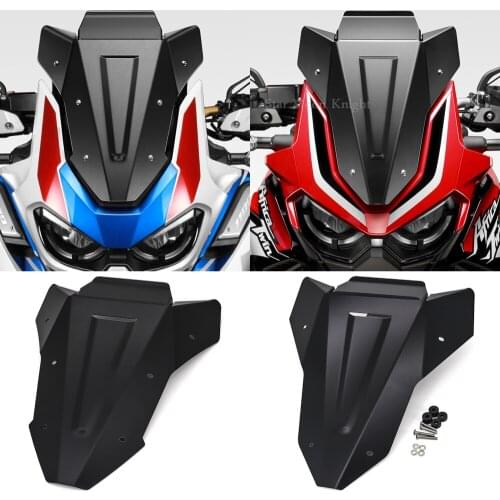 Fit For Honda CRF1100L CRF 1100 L Africa Twin Adventure Sports Motorcycle Windshield Windscreen Aluminum Wind Shield Deflectore