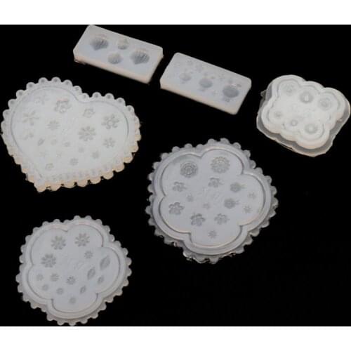 3D Flower Silicone Mold for Nail Art Decor Template Expory Resin Jewelry Making A0KD