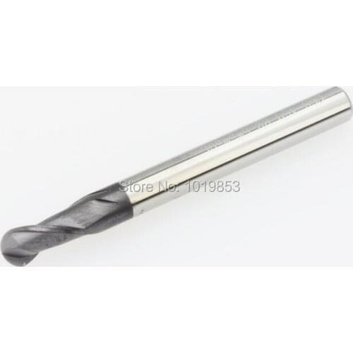 4pcs CGS-460 R2.5X6X50L HRC55 SOLID tungsten carbide end mill for stainless steel