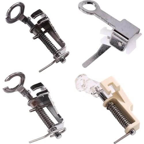 4Pcs/set Quilting Pesser Foot Machine Parts Darning Close Open Toe Domestic Accessories Tool Hand Supply