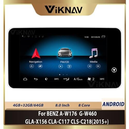 9.0 inch Android Car GPS Navigation Radio Audio Stereo Player for-Benz A W176 G W460 GLA X156 CLA C117 CLS C218 2015