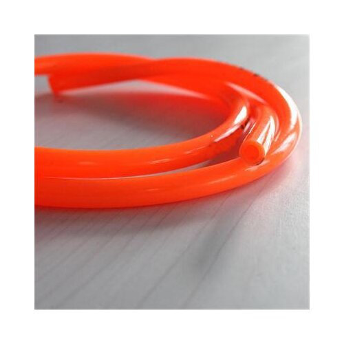 Audew 1M Orange Motorcycle Dirt Bike Fuel Gas Oil Delivery Tube Hose Line Petrol Pipes 8mm O/D 1Pcs