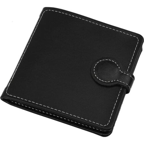 Wallet-Type Guitar Pick Holder Case Suitable for 6-String/4-String Guitar/Bass/Ukulele Holds 12 Picks Soft Leather