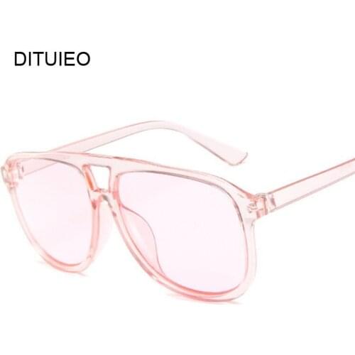 Fashion Colorful Sun Glasses Women Pilot Sunglasses Brand Designer Vintage Transparent Red Glasses Lady Unisex Lunettes Oculos