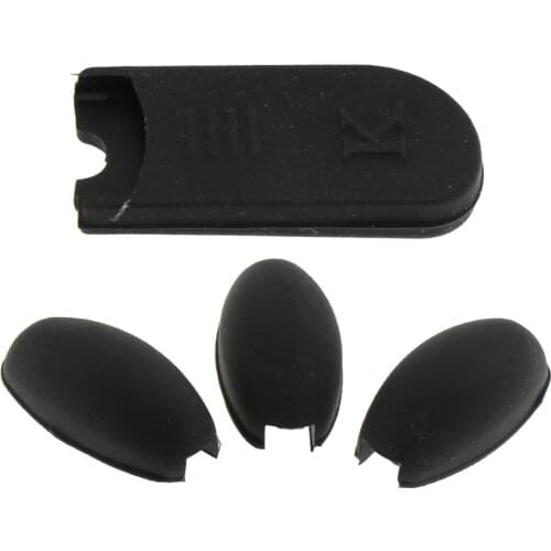Set of Saxophone Thumb Rest Cushion 3 Rubber Palm Key Risers Wind Woodwind Instrument Parts for Alto Tenor Soprano Saxophone