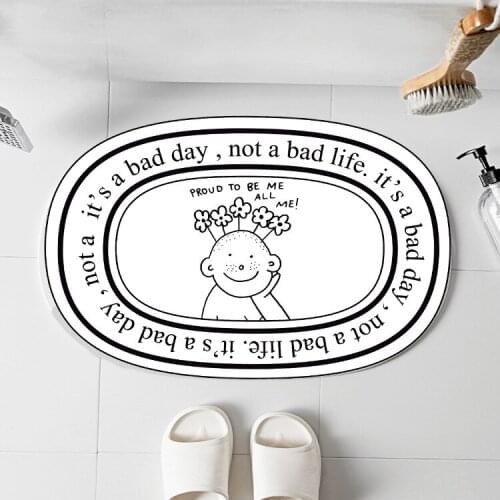 Cartoon Floor Carpet Non-slip Floor Mat for Bathroom Kitchen Bedroom Doormat Living Room Home Decor Floor Pads Feet Rugs