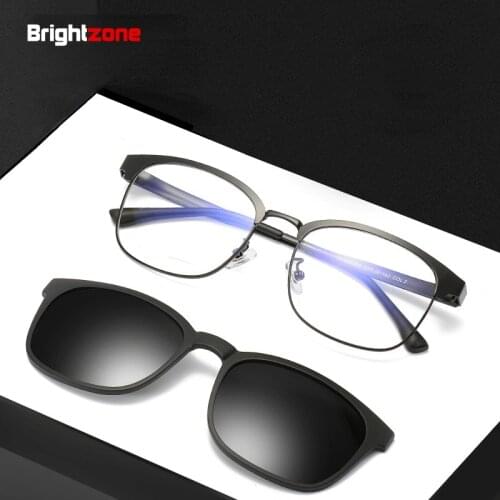 TR90 Prescription eyeglasses frames men eye glasses women computer eyewear nerd eye wear optical rx spectacl magnet clip shade
