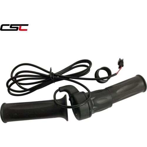 EBike Half Twist Throttle 24/36/48/60/72V Universal Voltage Electric Bicycle DIY Conversion Kit Parts