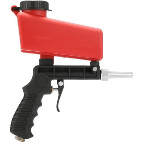 90psi Portable Gravity Sandblasting Gun Pneumatic Small Sand Blasting spray gun Adjustable Pneumatic Sandblaster