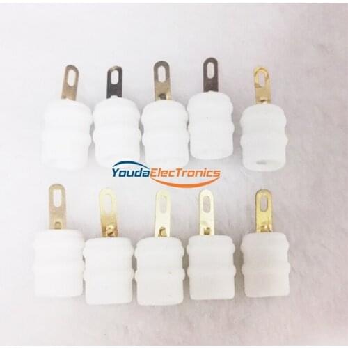10pcs Gold Plated Ceramic anode caps for FU-29 829 FU29 GU32 832 FU32 GU-19 tubes