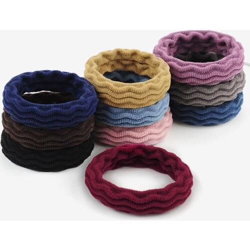 Women Girls Simple Basic Elastic Hair Bands Ties Scrunchie Ponytail Holder Rubber Bands Fashion Headband Hair Accessories