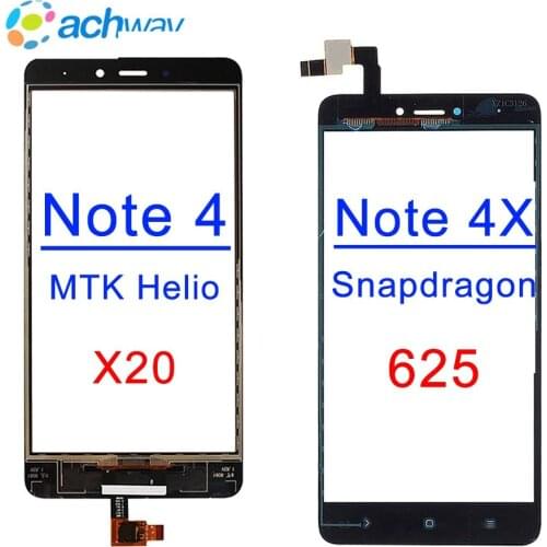 For Xiaomi Redmi Note 4 Touch Screen Digitizer Front Glass Note4 Pro 4X Touchscreen For MTK Xiaomi Redmi Note 4 Touch Screen