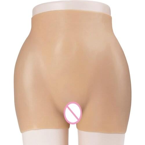Silicone Underwear Buttocks Hips Enhancer Big Waist Quadrangular Fake Ass Sexy Panty Hip Shaper For Shemale Transgender
