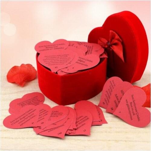 Modern Wholesaler Uncle Sweetheart 365 Day 365 Heart Sentence Heart Box Super Gift
