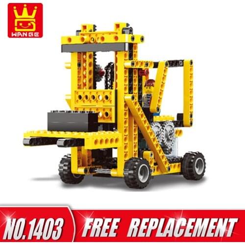 WANGE Building Block Toys Machinery Series 4 in1 Electronic Power machinery 292pcs Bricks DIY Educational Kids Gifts NO.1403