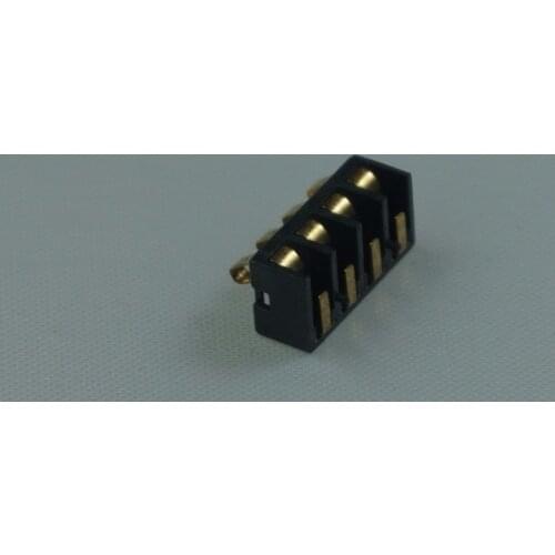 10pcs Mobile phone Battery Connector 4 Pins 2.50mm pitch with locators 0.5A 50V rating reflow solderable