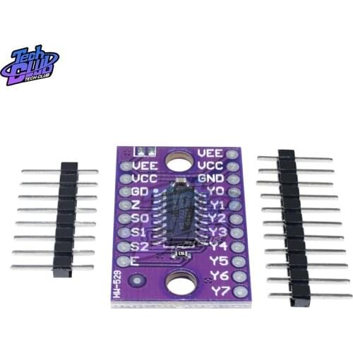 74HC4051 8 Channel 8CH-Mux Analog Multiplexer Demultiplexer Board Module Switch for Raspberry Pi