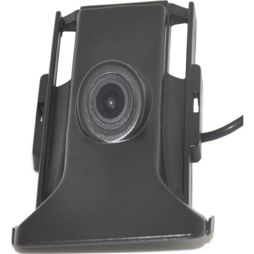 Auto Wayfeng High Quality Car Front View Parking Special Camera for Toyota Prado 2014 Installation Under Car Logo Chrome Black