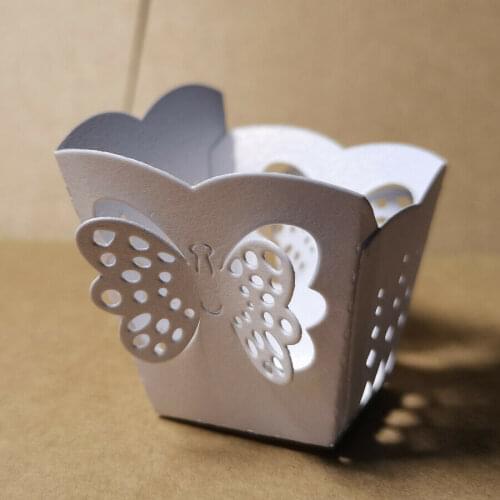Butterfly Flower Basket Metal Cutting Dies Scrapbooking Embossing Paper Craft