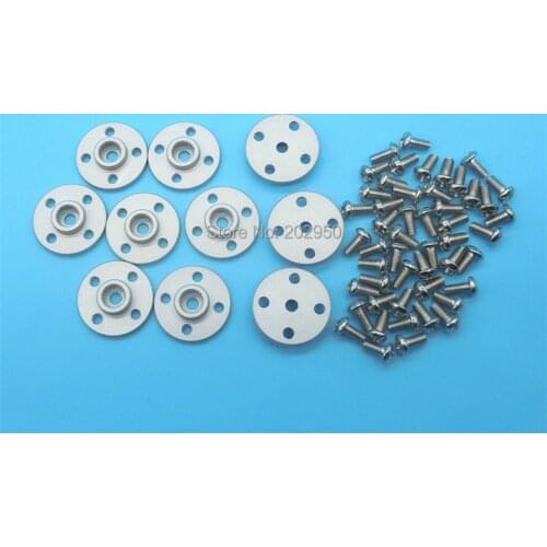 Free Shipping 10x Aluminum Holder 25T Servo Spare Parts For MG995 MG996 TR213 S3003 Or Other Standard Servo Wholesale