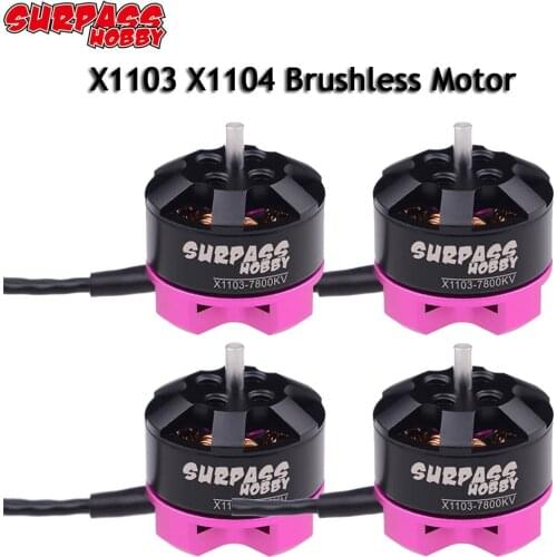4Pcs/2pcs 1103 1104 4600KV 7000KV 8700KV 7800KV 10000KV Brushless Motor for RC 80 90 100 mm 120mm Mini Racing Drone