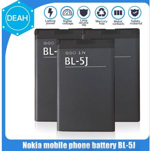 BL-5J BL5J BL 5J 1320mAh Phone Battery For Nokia 5230 5233 5235 5236 5800 3020 XpressMusic N900 C3 Lumia 520 525 530 5228 5900