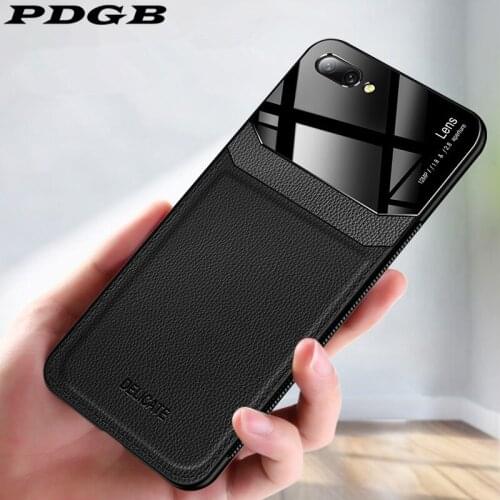 Leather Mirror Plexiglass case For Huawei Honor 20S 9 10 lite 10i 8X 20 lite 9X 7C V30 Pro Y7 Y9 V20 Phone Cases Back Cover