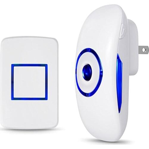Digital Door Bell With 36 Songs EU/US Plug Long Distance Remote Control/Receiving LED wireless Doorbell Forecum 8